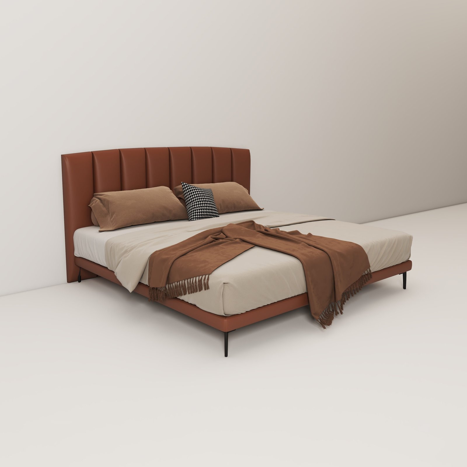 1.8-leather bed-C130 - Image 2